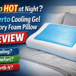 cooling gel memory foam pillow review