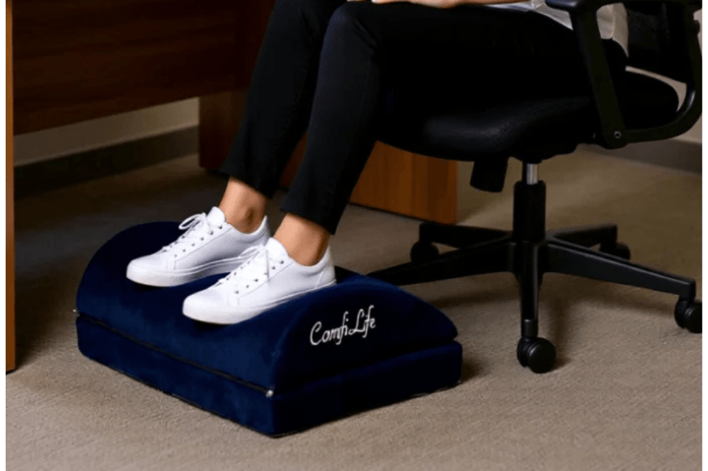 ergonomic support-footrest=pain-relief