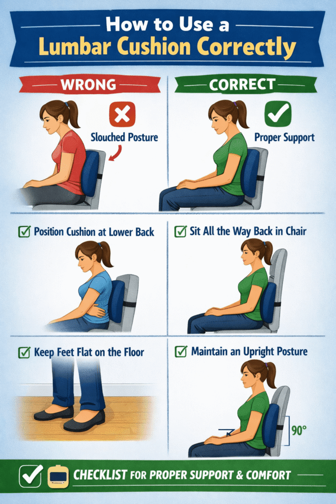 proper support-comfort checklist